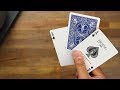 Simple icebreaker sandwich card trick  magic tutorial