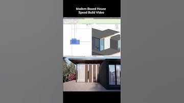 Modern Boxed House Speed Built Using Revit & Twinmotion, Full video on YouTube #architecture #revit