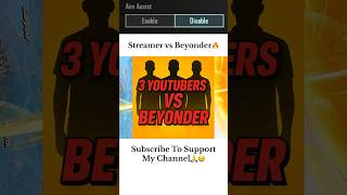 Streamer vs Beyonder🥵 #shorts #ytshorts #youtubeshorts #bgmi #pubgmobile #gaming