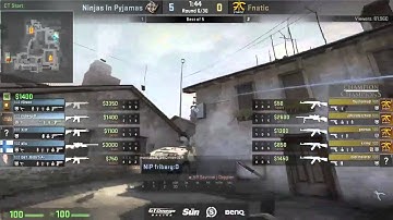 friberg pulls out his new pop flash for a tense BO5 between NiP and Fnatic!