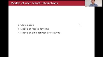 6.1 User interactions (UvA - Information Retrieval - 2021)