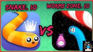 Snake .io VS Worms zone .io Game  comparison!  #snakeio #snakegamer #snakeiogameplay