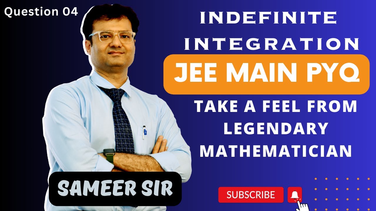 Saim Sir Math Take a feel from legendary mathematician Sameer Sir. (Indefinite ...