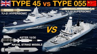 NEW UK Type 45 Destroyer vs Chinese Type 055 Destroyer (Naval Battle 84) | DCS