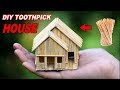 Making of Mini Toothpick house || DIY Craft Idea [ MissDIY Star ]