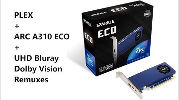 PLEX UHD Bluray Dolby Vision Remux transcoding with the Sparkle Intel Arc 310 ECO