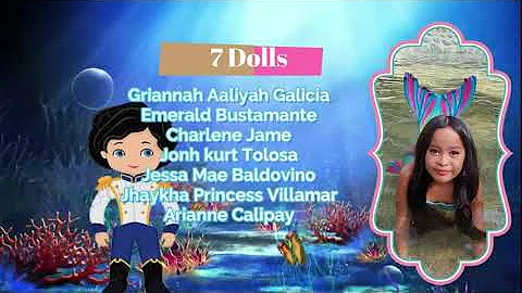 Video invitation ( mermaid theme) for 7th birthday