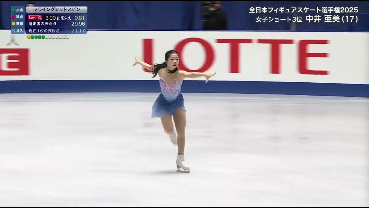 Ami Nakai  FS  2025 Japanese Nationals