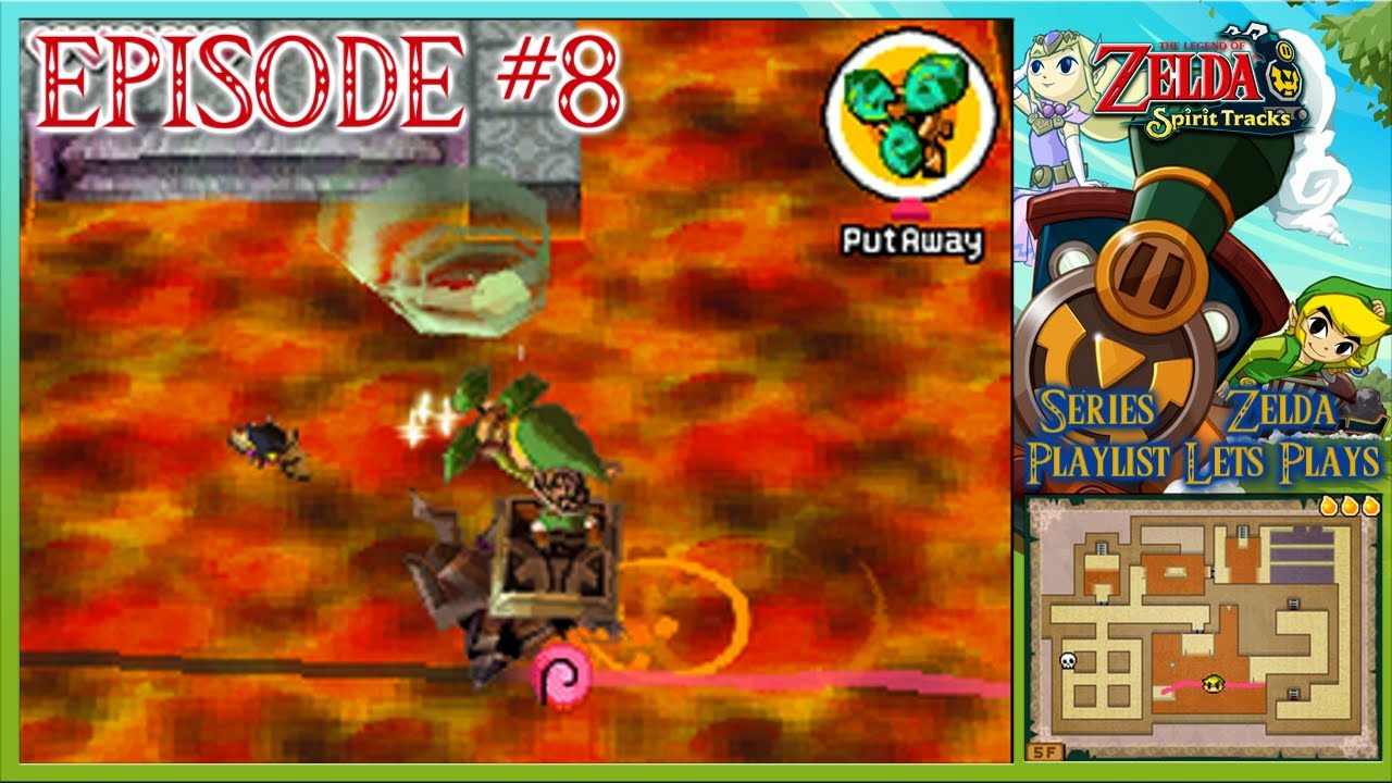 The Legend Of Zelda Spirit Tracks The Snow Glyph & Railtrack Danger