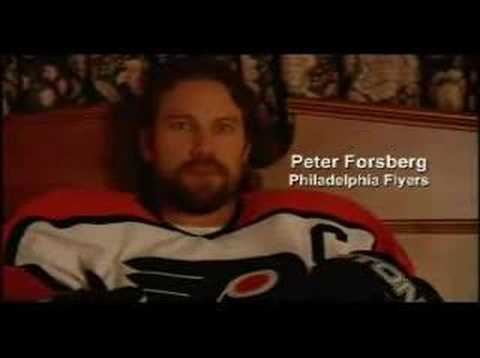 Bild från NHL-reklam - Forsberg