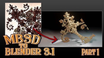 MB3D Point Cloud to Blender 3.1: Tutorial  (OLD)