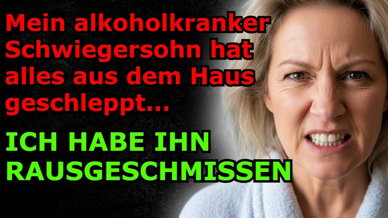 Wegen seiner Alkoholprobleme habe ich meinen Schwiegersohn aus der Wohnung gewiesen