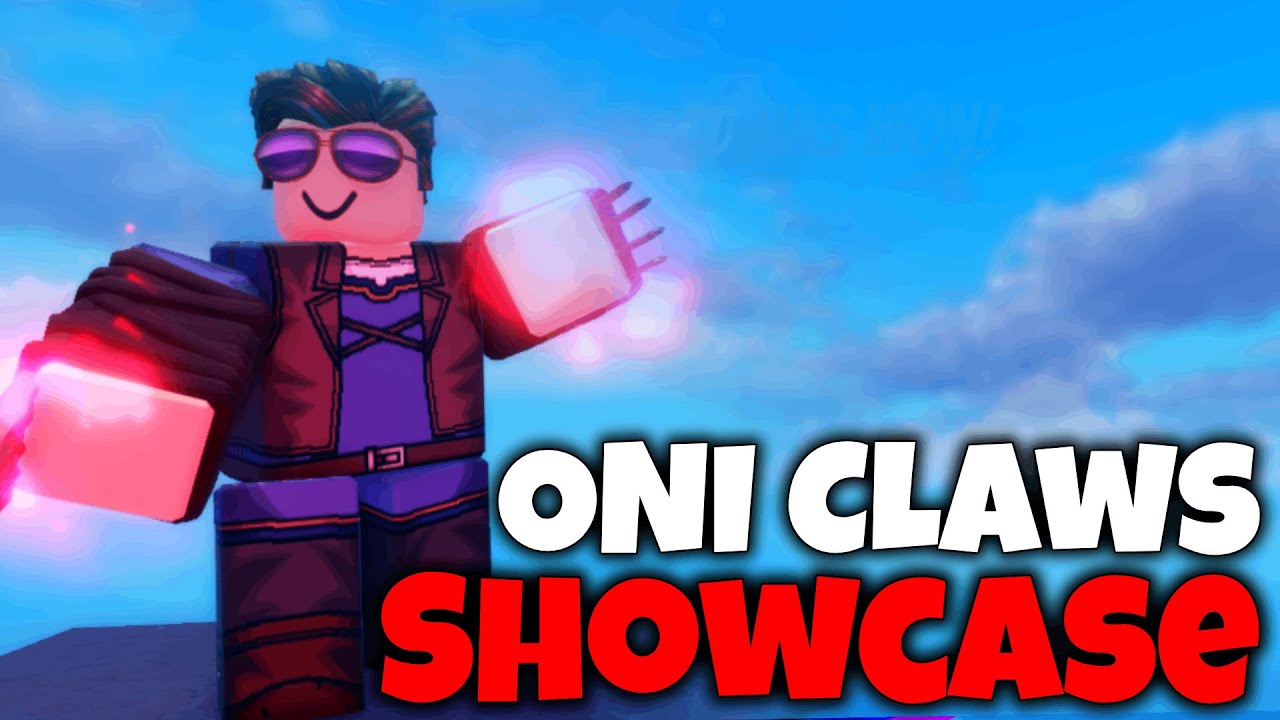 ONI CLAWS Showcase - Roblox Blade Ball - YouTube