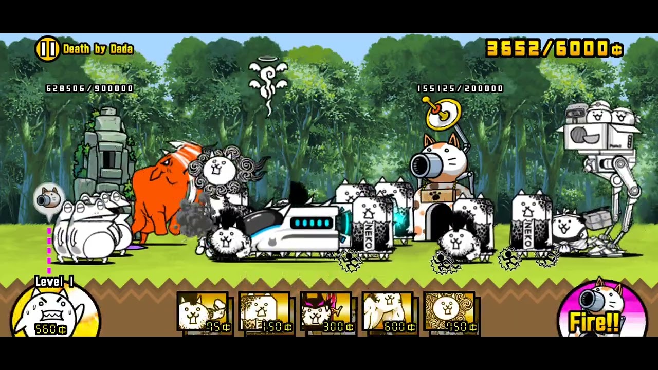 Battle Cats SoL 42-4 Death by Dada [3 Star] - Grotesque Gallery Stage 4