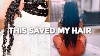 So...This Style Saved My Hair| Thoughts on Single Strand Knots| Baggy Method on Natural Hair