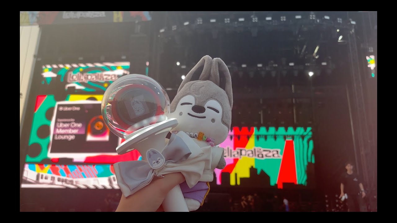 LOLLAPALOOZA Day 2! Stray Kids, Laufey, and more... (Jerrica's Video Diary 2)