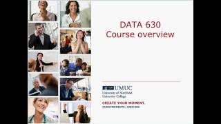 DATA 630 Overview Fall 2016