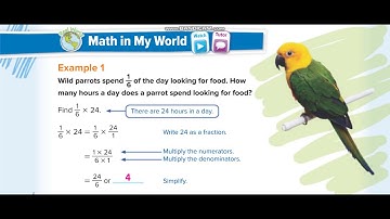 Grade 5 Chapter 10 Lesson 4 Multiply Whole Numbers and Fractions