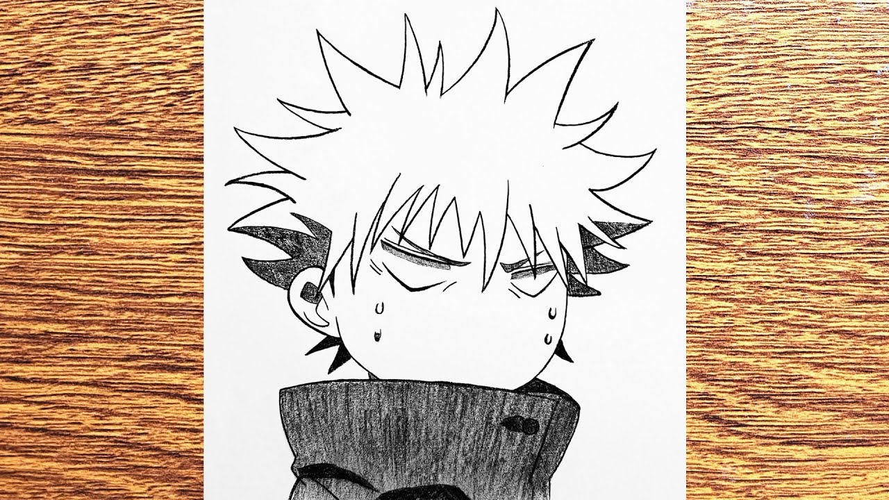 How to Draw Megumi Fushiguro Chibi (Jujutsu Kaisen) - Step by Step Tutorial | Anime Drawing Easy