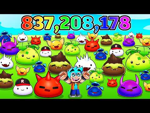 I made an ARMY of SLIME in Roblox.