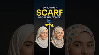 How to Make a Scarf Mockup in Photoshop #amgraphix #ScarfMockup #Scarf #Mockup #shorts #photoshop