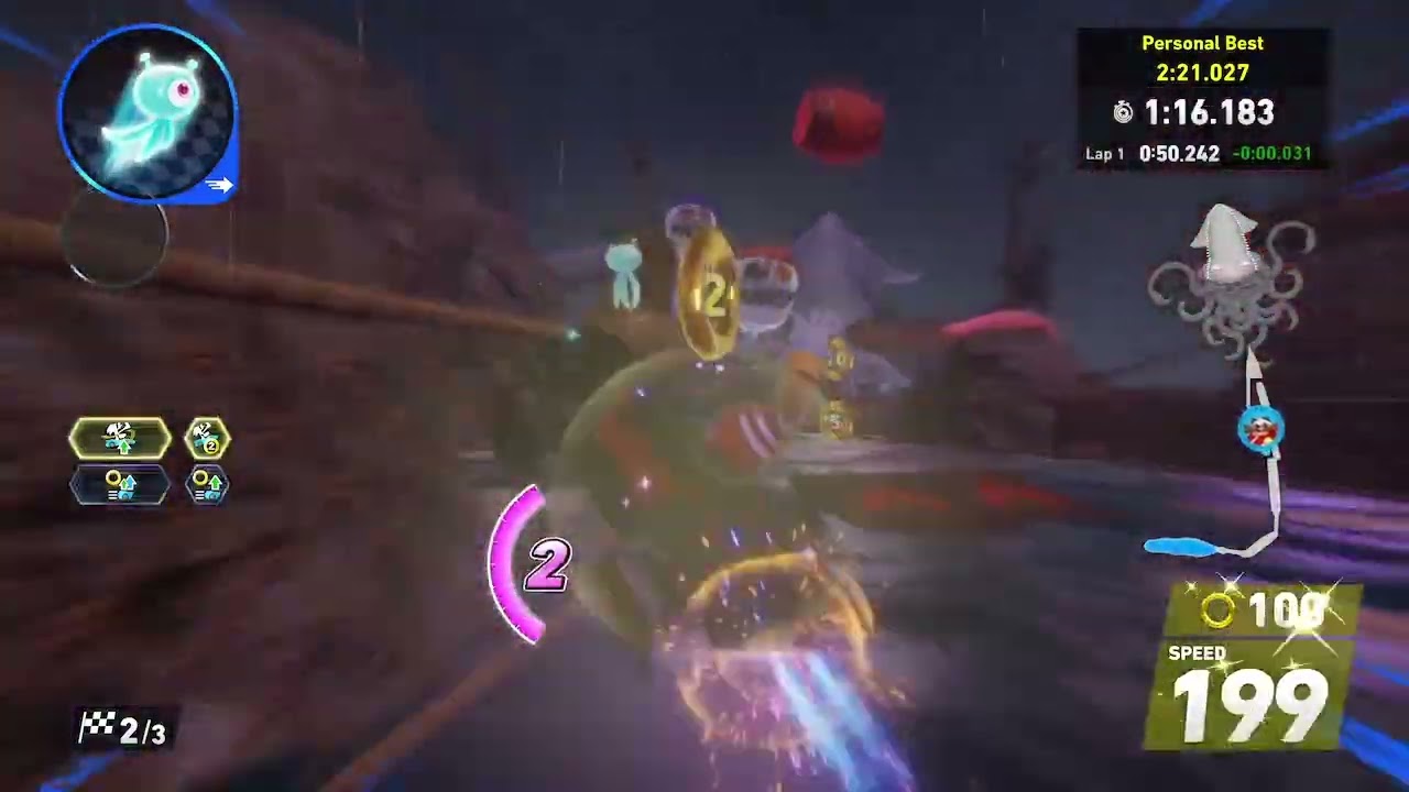 Sonic Racing Crossworlds: Kraken Bay 2:20.847 PB