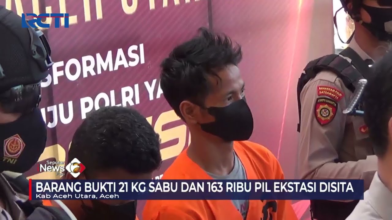 Polisi Tangkap Dua Kurir Narkoba Jaringan Internasional di Aceh #SeputariNewsPagi 17/09