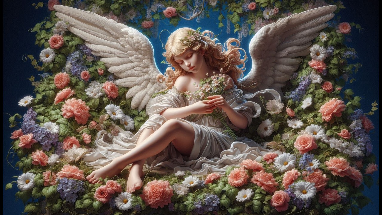 花の中の天使と Angel in the Flowers and - YouTube