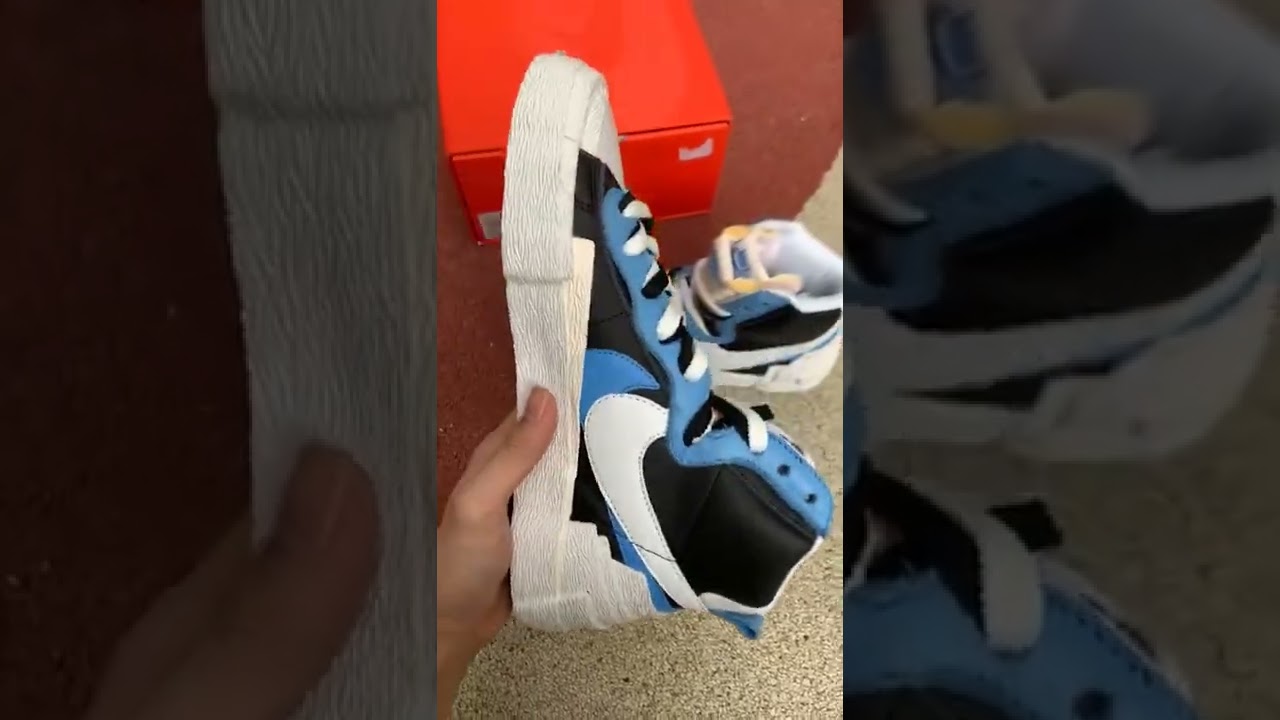 Nike Blazer Mid sacai White Black Legend Blue