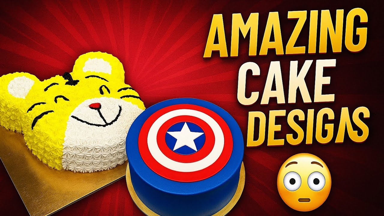 Cartoon Cake Design for Boys 🤖🎂 | Fancy Birthday Cake Decorating Compilation | Fun Cake Ideas