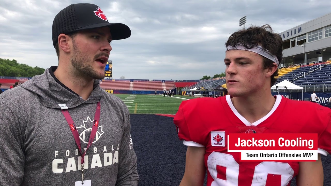 Post-Game Interview with Team Ontario Offensive MVP Jackson Cooling -  YouTube