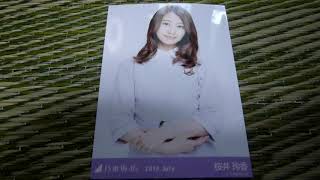 乃木坂46 生写真　桜井 玲香