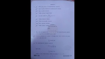 M.sc Math 1st Sem previous year Advanced Complex Analysis Question paper 2022-23(Mgsu University)