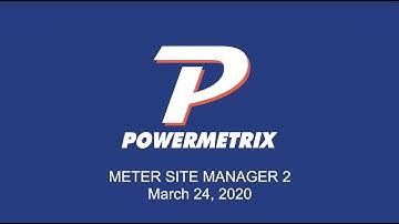 Meter Site Manager Training Webinar