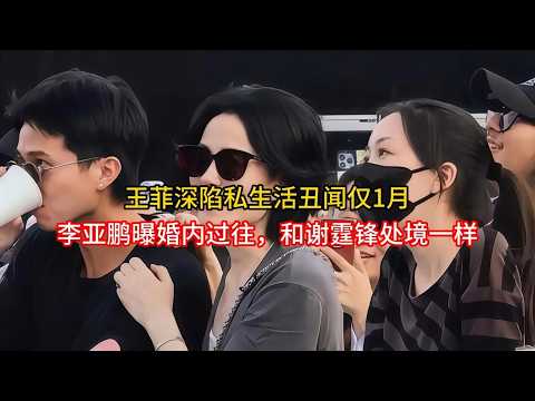 王菲深陷私生活丑闻仅1月，李亚鹏曝婚内过往，和谢霆锋处境一样