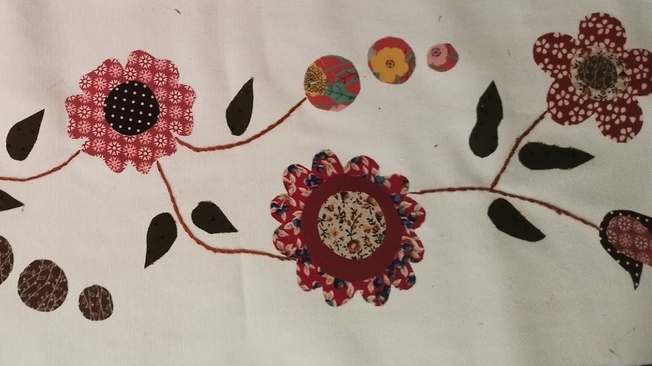 falso bordado aplicaciones en tela