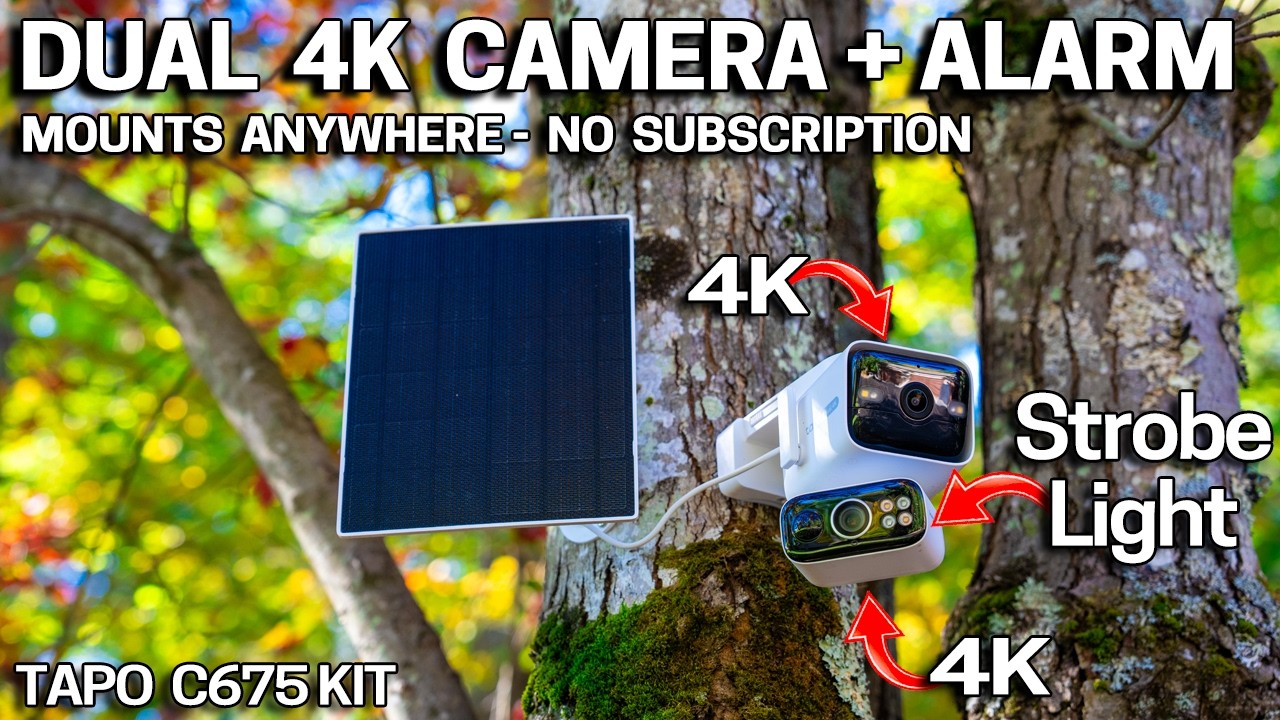Finally, a Solar Wi-Fi Camera With a Built-In STROBE LIGHT & ALARM! NO MONTHLY FEES