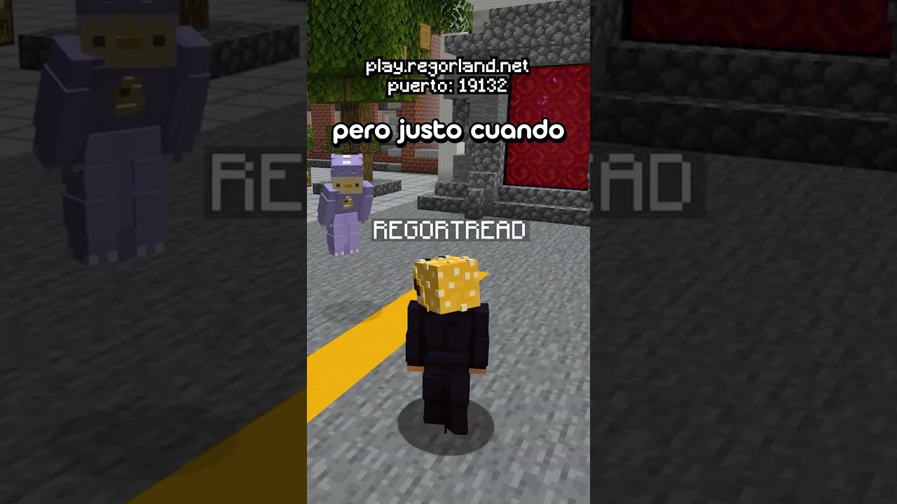 Mi copia en INGLÉS en mi server de Minecraft!