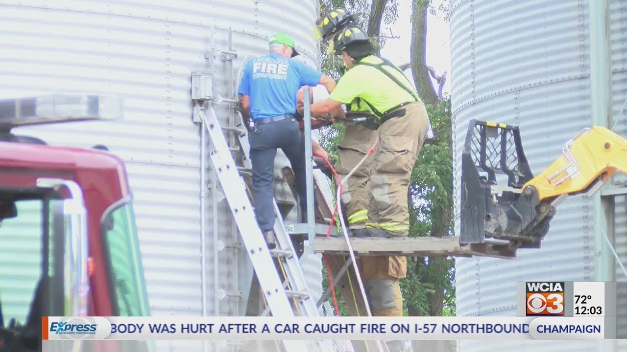 UPDATE: First responders remove victim from grain bin - YouTube