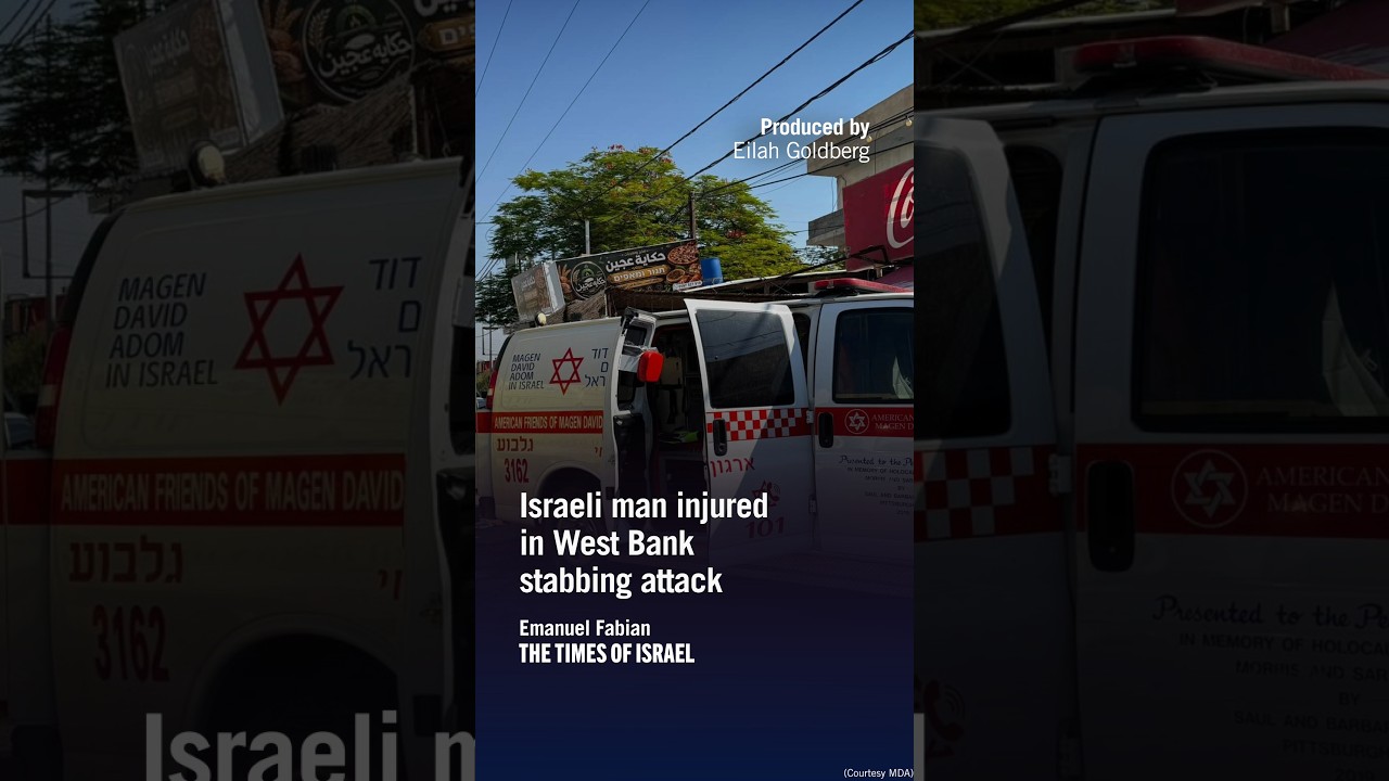 Israeli man injured in West Bank stabbing attack