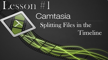 @techsmith @Camtasia Studio 8 Lesson 1 - Splitting files in the timeline