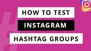 How to TEST your Instagram HASHTAG GROUPS using Preview App (Analytics) screenshot 1