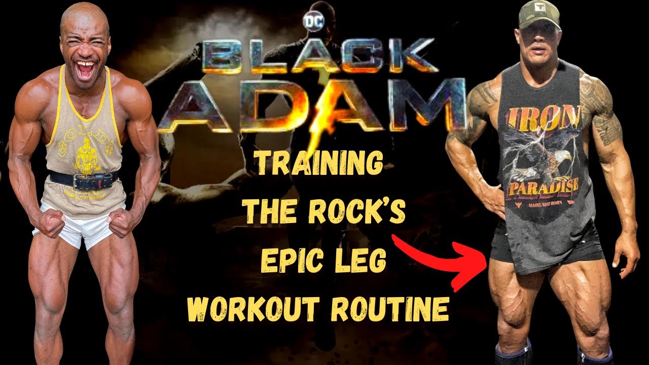 The Rock Black Adam Peak Week Leg Workout Routine - Youtube