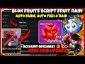 Update Script Blox Fruit Mobile No Key REDZ HUB V2 💣 FRUIT RAIN, AUTO FARM, AUTO FISH & RACE V4