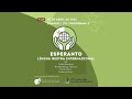 Esperanto – Língua Neutra Internacional - Programa 2