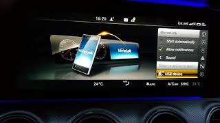 Enable Mirrorlink from Engineering Mode on Mercedes EClass w213 2017