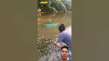 Đặt thử lồng bát quái bẫy cá và cái kết bất nghờ #fishing #caucathugian #thuongreaction
