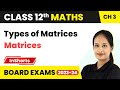 Types of Matrices | Class 12 Maths Chapter 3