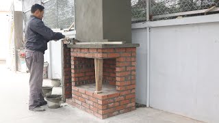 Build a simple, beautiful outdoor grill / Build a kitchen