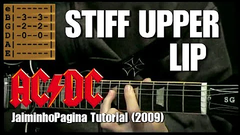 Guitar Lesson - "Stiff Upper Lip" (AC/DC) Original JaiminhoPagina Series (2009)
